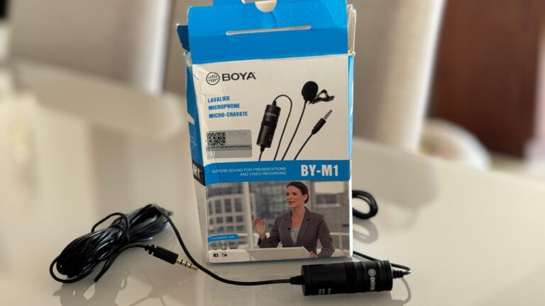 Microfone Lavalier Boya By-M1